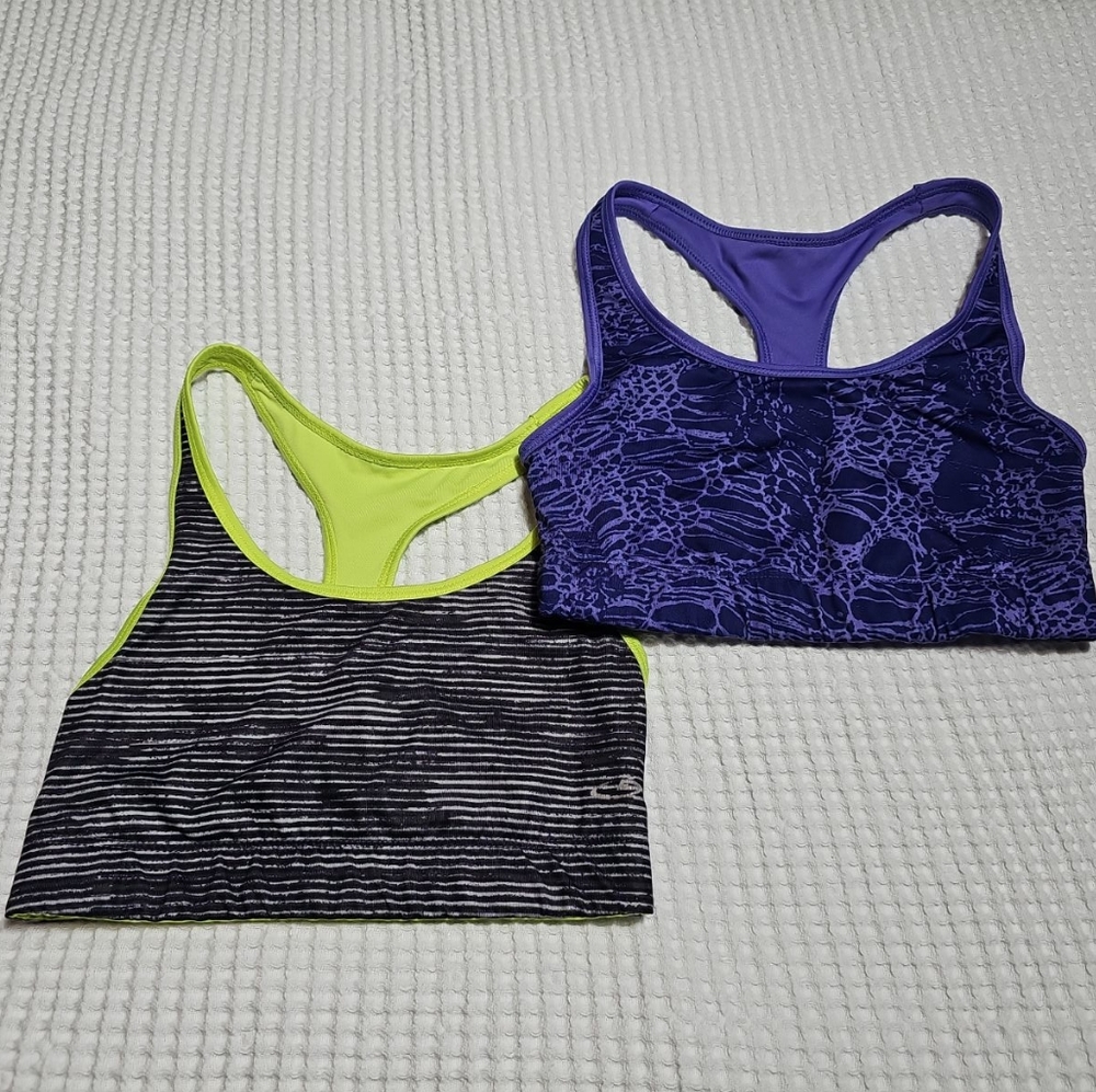 VGUC Reversible sports bra set